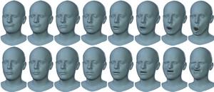 Generating {3D} Faces using Convolutional Mesh Autoencoders
